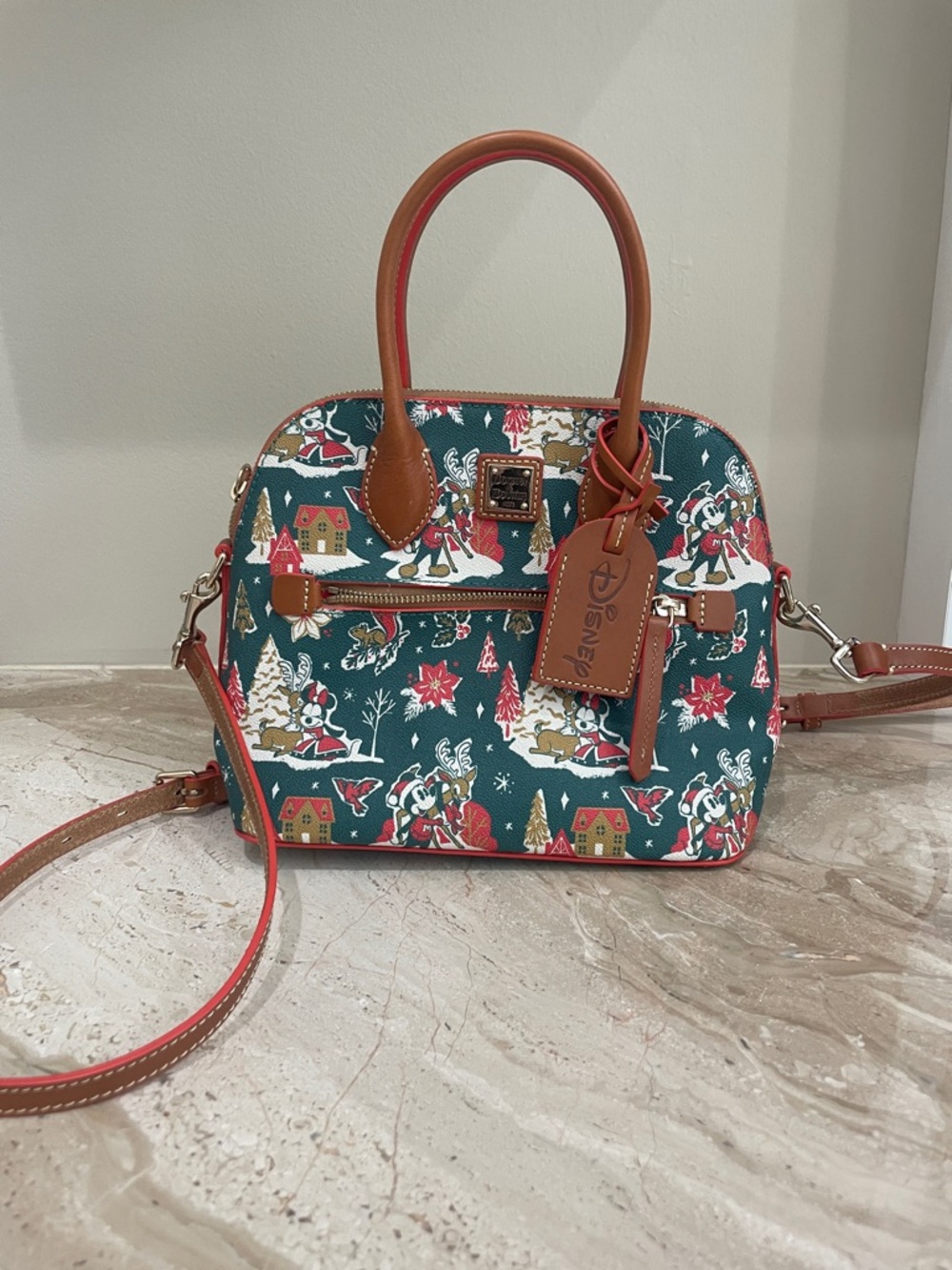 Dooney & Burke Disney Christmas crossbody bag